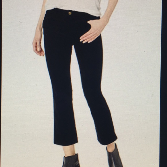 J Brand black cropped corduroy jeans - Picture 7 of 7